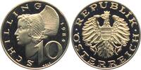 Österreich 10 Schilling Frauenkopf - Wachauerin -