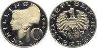 Österreich 10 Schilling Frauenkopf - Wachauerin -