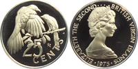 British Vergin Islands - Jungferninseln 25 Cents Kuckuck - Vogel - Vögel -