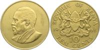 Kenia 10 Cents Präsident von Kenia - Jomo Kenyatta -