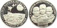 Deutschland Medaille Apollo 11 - Raumfahrt - Aldrin - Armstrong - Collins -