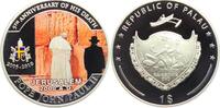 Palau 1 Dollar Besuch von Papst Johannes Paul II. in Jerusalem an der Klagemauer -