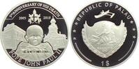 Palau 1 Dolllar Papst Johannes Paul II. - Wadowice 1920 - als Baby - versilbert -