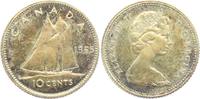 Kanada 10 Cents Segelschiff - Schiffe - Elisabeth II. -