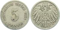 Kaiserreich 5 Pfennig 5 Pfennig - großer Adler -