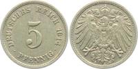 Kaiserreich 5 Pfennig 5 Pfennig - großer Adler -