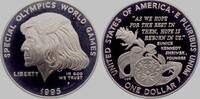 USA 1 Dollar Special Olympiac Games 1995 - Mary Shriver -