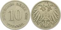 Kaiserreich 10 Pfennig 10 Pfennig - großer Adler -