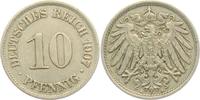 Kaiserreich 10 Pfennig 10 Pfennig - großer Adler -
