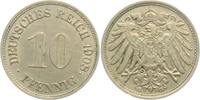 Kaiserreich 10 Pfennig 10 Pfennig - großer Adler -