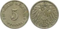 Kaiserreich 5 Pfennig 5 Pfennig - großer Adler -