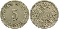 Kaiserreich 5 Pfennig 5 Pfennig - großer Adler -