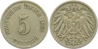 Kaiserreich 5 Pfennig 5 Pfennig - großer Adler -