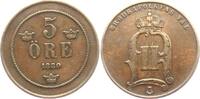 Schweden 5 Öre Oskar II. (1872-1907) -