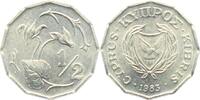 Zypern 1/2 Cent Blumen - Natur - Flora -