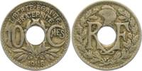 Frankreich 10 Centimes 10 Centimes - Lochgeld -