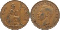 Großbritannien 1 Penny 1944 George VI. (1936 - 1952) - Britannia ss