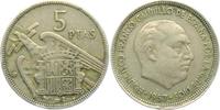 Spanien 5 Peseten Francisco Franco von Spanien (1939 - 1975) -