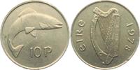 Irland 10 Pence Fisch - Meerestiere -