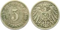 Kaiserreich 5 Pfennig 5 Pfennig - großer Adler -