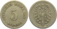 Kaiserreich 5 Pfennig 5 Pfennig - kleiner Adler -