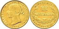 Australien 1/2 Sovereign Queen Victoria (1837-1901) -