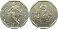 Frankreich 2 Francs Säerin vor aufgehender Sonne -