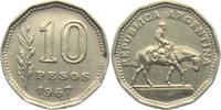 Argentinien 10 Pesos Reiter zu Pferd -