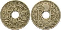 Frankreich 25 Centimes 25 Centimos - Lochgeld -