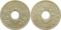 Frankreich 25 Centimes 25 Centimos - Lochgeld -