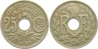 Frankreich 25 Centimes 25 Centimos - Lochgeld -