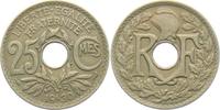 Frankreich 25 Centimes 25 Centimos - Lochgeld -