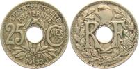 Frankreich 25 Centimes 25 Centimos - Lochgeld -
