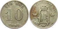 Schweden 10 Öre Oskar II. (1872 - 1907) -
