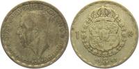 Schweden 1 Krone Gustaf V. von Schweden (1907 - 1950) -