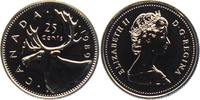 Kanada 25 Cents Elch - Tiere -