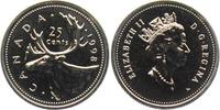 Kanada 25 Cents Elch - Tiere -