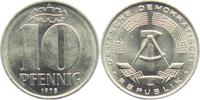 DDR 10 Pfennig Hammer und Zirkel -