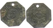 Gotha 5 Pfennig Notgeld der Stadt Gotha - 5 Pfennig - (privat?) gelocht -