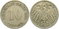 Kaiserreich 10 Pfennig 10 Pfennig - großer Adler -