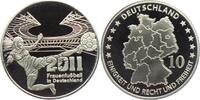 Deutschland - BRD Medaille Frauenfussball WM 2011 in Deutschland -