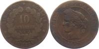 Frankreich 10 Centimes Cereskopf -