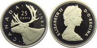 Kanada 25 Cents Elch - Tiere -