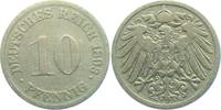 Kaiserreich 10 Pfennig 10 Pfennig - großer Adler -