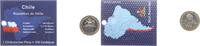 Chile 100 Pesos Indianerin Ximena - im Blister gelocht -