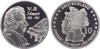 Deutschland - BRD Medaille Wolfgang Amadeus Mozart - Musik - Komponist -