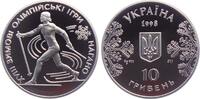 Ukraine 10 Hryven Olympische Spiele 1998 in Nagano - Langlauf -