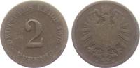 Kaiserreich 2 Pfennig 2 Pfennig - kleiner Adler -