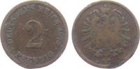 Kaiserreich 2 Pfennig 2 Pfennig - kleiner Adler -