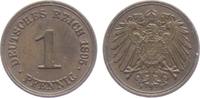 1 Pfennig 1895 F Kaiserreich 1 Pfennig - großer Adler vz